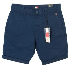 Tommy Jeans Bermuda Marineblau Herren Scanton Chino Shorts Slim Twilight - Bild 1 von 14