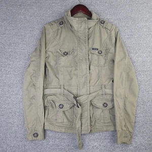 Bjorn Borg Jacket Mens Small Khaki Green Adult Long Sleeve Cotton - Picture 1 of 18