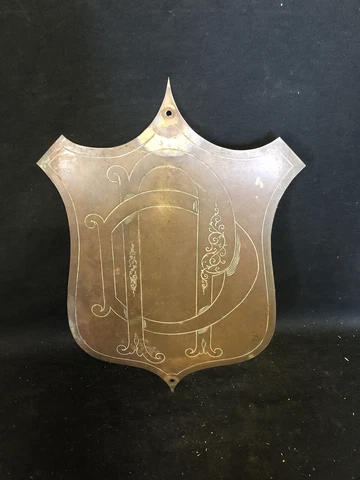 13 7/8” Brass Pediment Cover