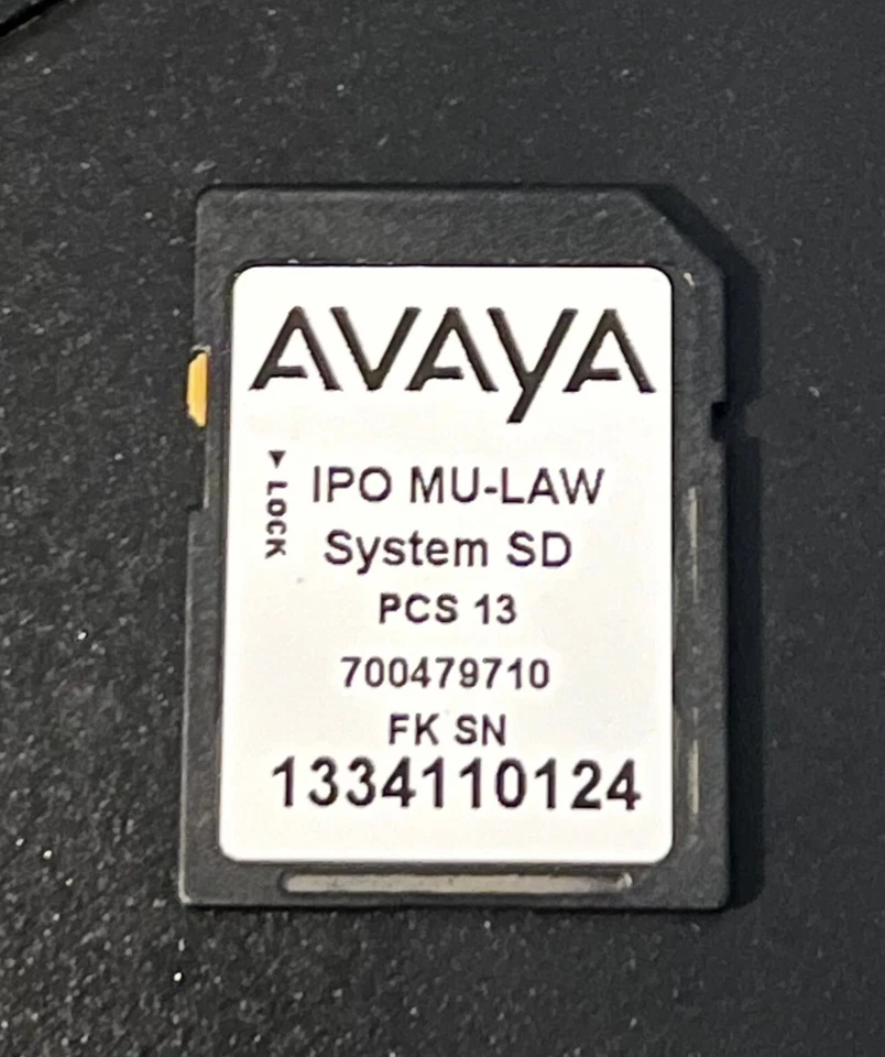 Avaya IP Office 500 V2 SD Card 9.0 T1 PRI Preferred VM Pro 20 Power Users IPSec - Image 1 of 2