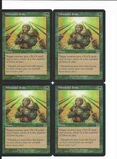 MTG: WIREWOOD PRIDE Onslaught COMMON; played, Excellent condition x4