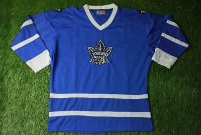 TORONTO MAPLE LEAFS CANADA RARE ICE HOCKEY SHIRT JERSEY STARTER ORIGINAL SIZE M - Image 1 of 4