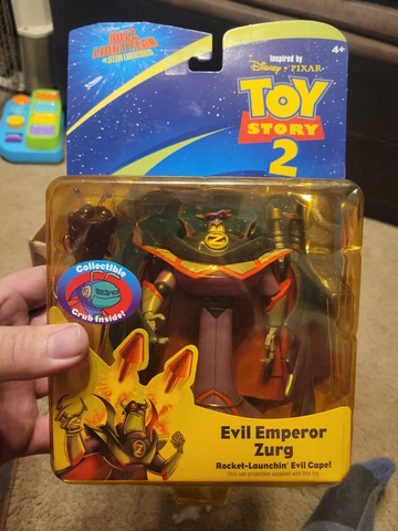 Vtg Toy Story 2 Buzz Lightyear Star Command Cosmic Clash Evil Emperor Zurg Rare Cover