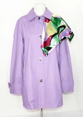 DENNIS BASSO Beautiful Lined Rain Coat w/Scarf, Women's Size S, NWOT!! - Image 1 of 4