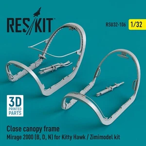 Close canopy frame Mirage 2000 (B,D,N) for Kitty Hawk/Zimimodel 1:32 RSU32-0106 - Picture 1 of 3