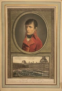 Louis Léopold Boilly Engraving: "Bonaparte, first consul of the French Republic" - Picture 1 of 5