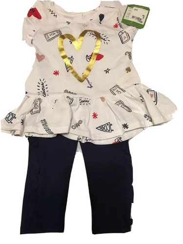 Set di abiti e pantaloni per bambine KATE SPADE NEW YORK®