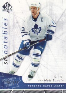 2006-07 SP Authentic Hockey #137 Mats Sundin /999