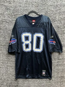 Camiseta deportiva vintage auténtica de los años 2000 de la NFL Reebok Eric Moulds Buffalo Bills #80 talla L - Imagen 1 de 8