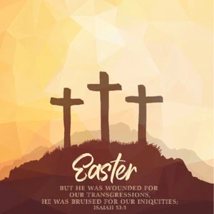 Pack de 8 Tarjetas de Pascua de Caridad Idénticas + Texto Bíblico - Cruces - EBD26670 - Imagen 1 de 3