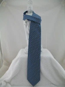 Ermenegildo Zegna Silk Tie: Blue Print - Picture 1 of 6