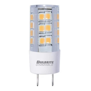 Bulbrite 770576 LED 120V 4.5W T6 2-Pin Bi-Pin GY8 Clear 3000K Soft White - Picture 1 of 1
