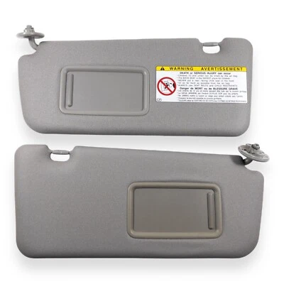 Juego de pares de parasoles grises para conductor y pasajero Toyota Rav4 2004-2005 Foto 1 de 4