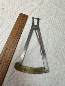 Vtg Calipers Eyeglass Thickness Degree Gauge No. No. 3 1/2 Made by Sadler Bros - Picture 1 of 8