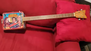 Rare Dukes Of Hazzard Lunch/Cigar Box Electric Guitar Vintage 1 of 1 - Picture 1 of 19