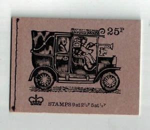 DH45  1972 OCT 25p FOLDED BOOKLET PANE  PHOS OMITTED MISTAKE ERROR STAMP X851Iey - Picture 1 of 1