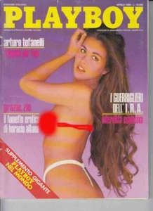 PLAYBOY-ITALIANO-APRILE 1989-FAWNA MAC LAREN-SILVIA DHEVE-VIVIANE MULLER-NATACHA - Foto 1 di 1