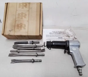 Ingersoll Rand Air Hammer Kit w/ 6 Pc Chisel Kit / Model 121 - Picture 1 of 6