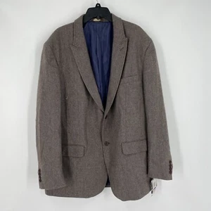 Tasso Elba Men’s Wool Blend Brown Sports Jacket size XXL - Picture 1 of 4