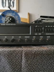 Monacor PA-1200 120W 3 Zone 100V Line PA Mixer Tuner Amplifier - Picture 1 of 7