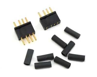 Deans Micro 4R  4 Pin Connector, Black [WSD1241] - Image 1 of 2