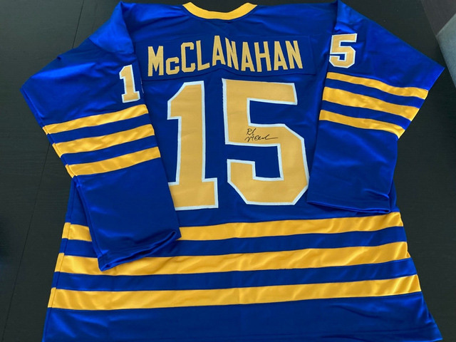 Pat LaFontaine Signed Buffalo Sabres Retro Fanatics Jersey