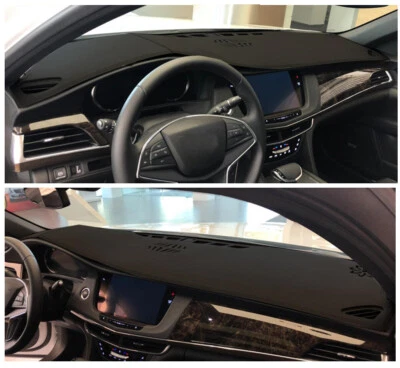 Leather Dash Mat Dashboard Cover Dashmat Interior Pad For Cadillac CT6 2016-2022 Foto 1 de 4