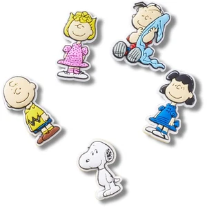Crocs Jibbitz Peanuts Snoopy Shoe Charms 5-Pack - Picture 1 of 4