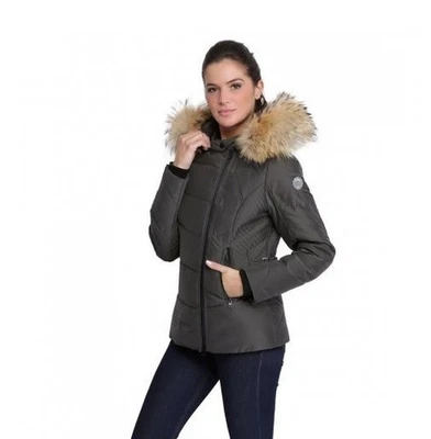 Oakwood doudoune avec fourrure  couleur kaki  taille S - Photo 1/4