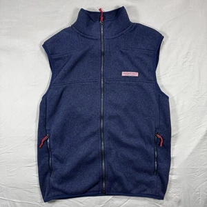 Vineyard Vine Harbor Fleece Weste Herren S blau Golf Business Profi Preppy - Bild 1 von 10