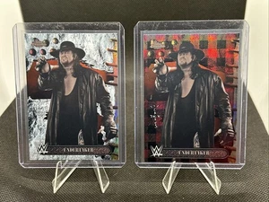 2025 Topps Chrome WWE Cactus Jack Red Black Plaid White Undertaker SP Lot - Picture 1 of 1