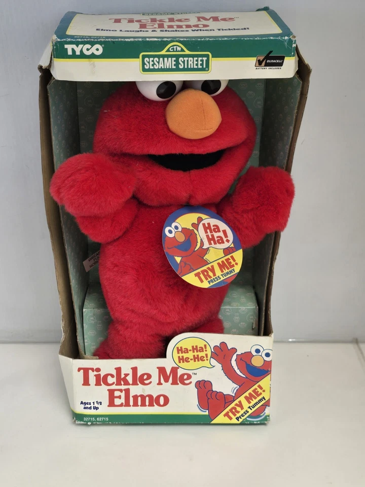 Muñeca Tyco Tickle Me Elmo 1996 de colección NUEVA EN CAJA Foto 1 de 4