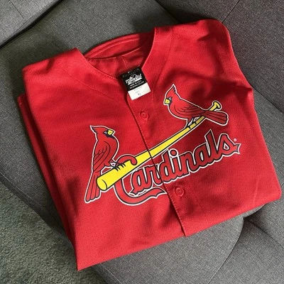 Majestuosa camiseta de malla vintage Mark McGwire de los Cardenales de San Luis - Juvenil XL Foto 1 de 3