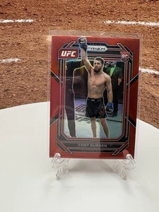 2023 Panini Prizm UFC - Cody Durden #112 Red Prizm /199 (RC) - Picture 1 of 2
