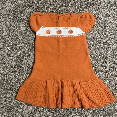 Gymboree 100% cotton fall, Halloween pumpkin dress size 4T - Image 1 of 4