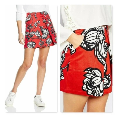 FINDERS KEEPERS Womens Size M or 12 Flashback Print Mini Skirt - Image 1 of 4
