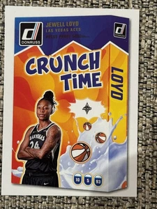 Jewell Lloyd 2025 WNBA Donruss Crunch Time Press Proof #2 Las Vegas Aces - Foto 1 di 2