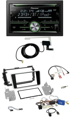 Pioneer CD USB Lenkrad Bluetooth 2DIN DAB Autoradio für Nissan Micra 17-20 Rückf - Bild 1 von 4