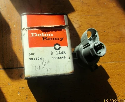 1964 64 CHEVROLET IMPALA BEL AIR BISCAYNE ПЕРЕКЛЮЧАТЕЛЬ ЗАЖИГАНИЯ D1448 1116649 NOS КОРОБКА - Изображение 1 из 4