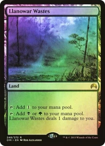 Llanowar Wastes *Foil* | ORI Magic Origins | NM | MTG EDH | Pain Land | Golgari - Picture 1 of 1