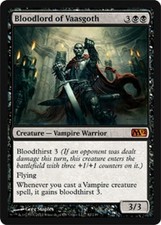 *FOIL* Bloodlord of Vaasgoth 1x MtG m12 2012 Core ENGLISH SP/NM