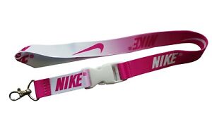 Nike Ombre Lanyard Keychain w/ Detachable Buckle ID Badge Holder Phone Strap New