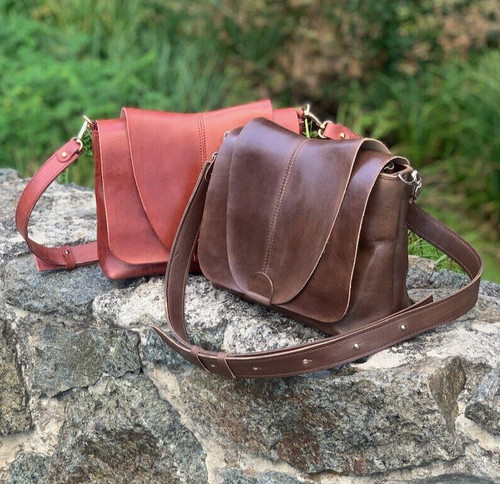 COACH Borsa a tracolla in pelle tracolla messenger borsa conciata