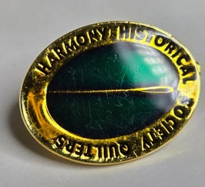 Vintage Pin Harmony Historical Society Quilters Needle - Picture 1 of 4
