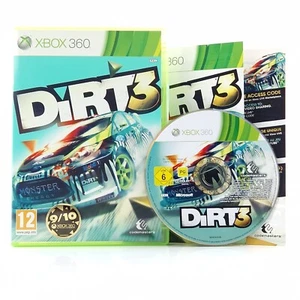 Juego Xbox 360: Dirt 3 - CD Disk instrucciones embalaje original | Microsoft dt. Carreras de coches PAL - Imagen 1 de 3
