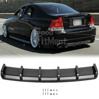 Alerón divisor difusor parachoques trasero de fibra de carbono para Volvo C70 V70 XC70 Foto 1 de 4