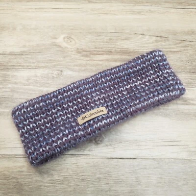 Columbia Sportswear diadema tejida púrpura forrada de lana invierno tocado talla única Foto 1 de 4