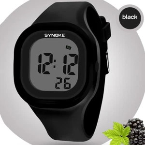 Relojes deportivos digitales LED unisex cara grande impermeable luminoso reloj de silicona - Imagen 1 de 8