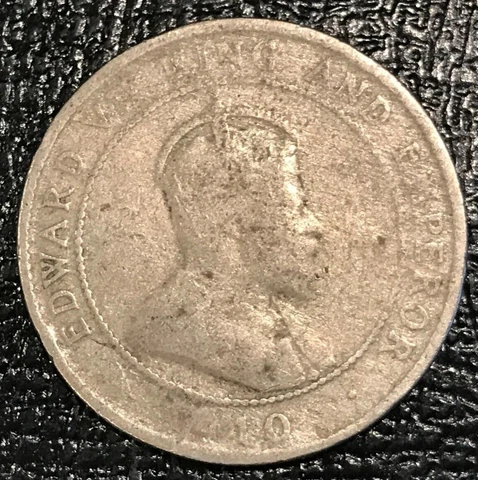 VINTAGE 1910 JAMAICA PENNY  COIN-AGT255 Cover