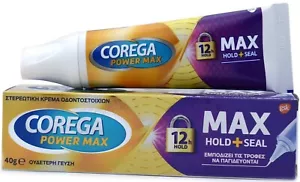 Corega Power Max HOLD + SEAL Prothesen Haftcreme 40gr/1,41oz - Bild 1 von 9